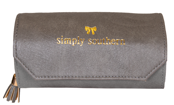 Vegan Leather Jewelry Holder - Stone - by Simply Southern Buy at Here Today Gone Tomorrow! (Rome, GA)