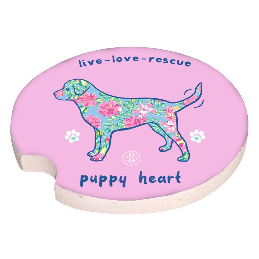 Car Coaster - Puppy Heart - by Simply Southern