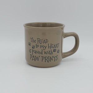 Road Pawprint (Ceramic Coffee Mug) by Great Finds