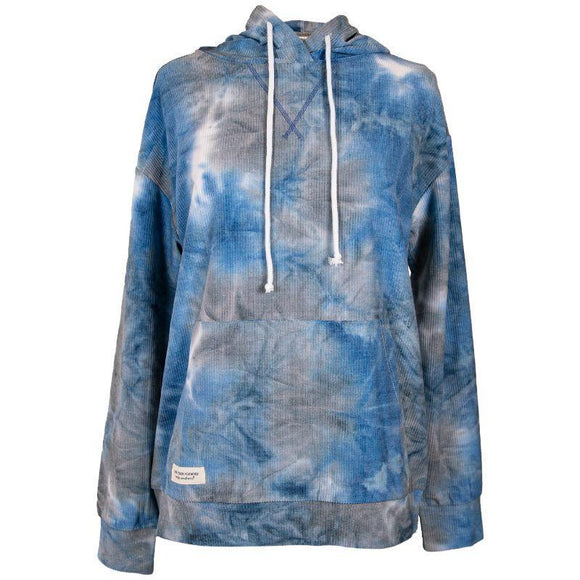 Corded Hoodie -Blue - by Simply Southern