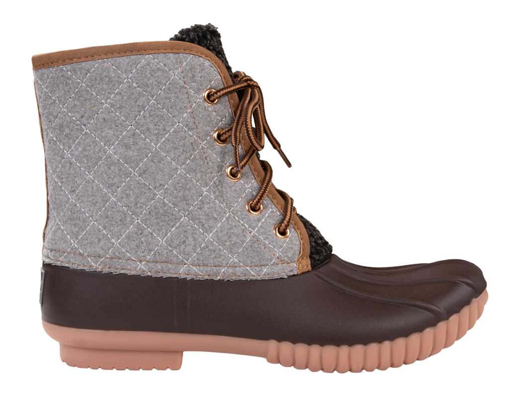 HtrGry - Brown - Women's Duck Boots - by Simply Southern