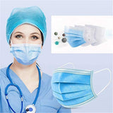 3-Ply Blue Disposable Surgical Ear Loop Masks/ (5 MASKS PER PACKAGE) Buy at Here Today Gone Tomorrow! (Rome, GA)