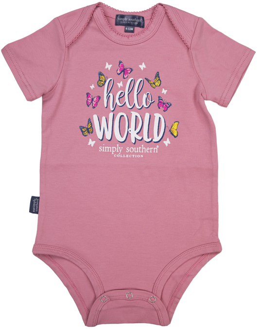 Baby Crawler - Hello World - by Simply Southern