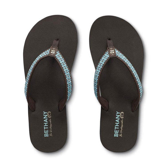 Bethany Meilani Chocolate - Women's Flipflops - by Cobia