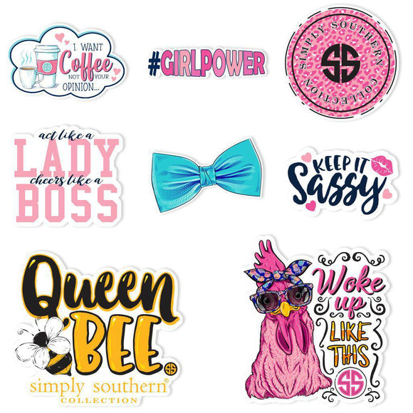 Sticker Set - Sassy - by Simply Southern