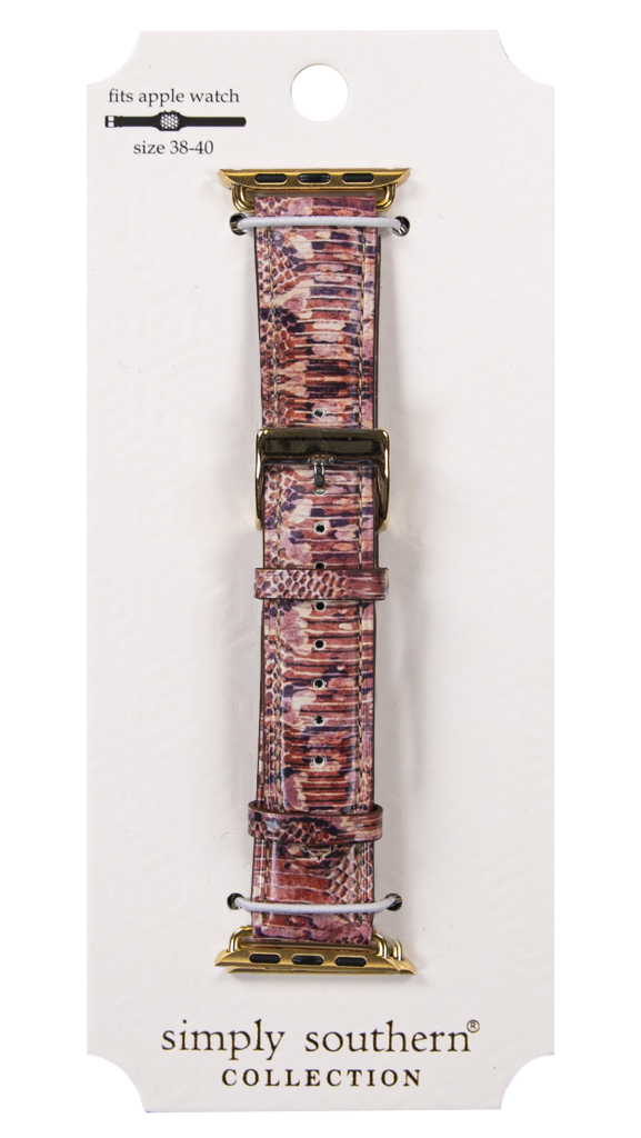 Watchband Pleather - Snake- by Simply Southern