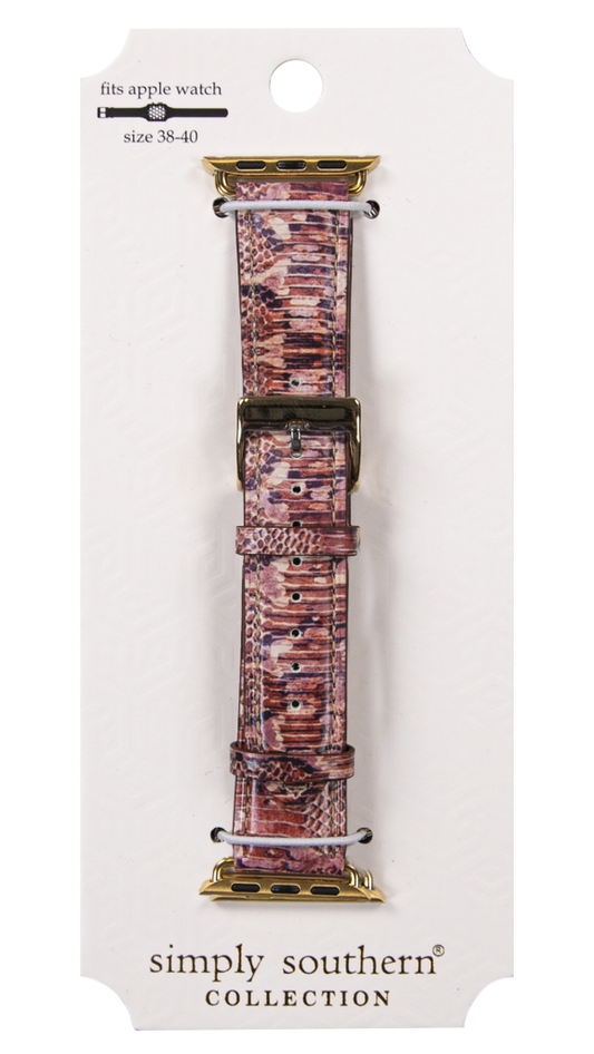Watchband Pleather - Snake- by Simply Southern