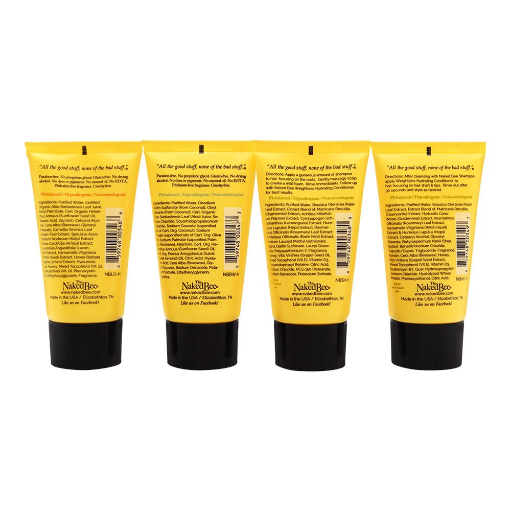 The Naked Bee - Orange Blossom Honey Travel Kit