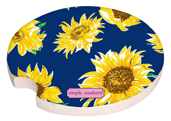 Simply Car Coaster - Sunflower - by Simply Southern