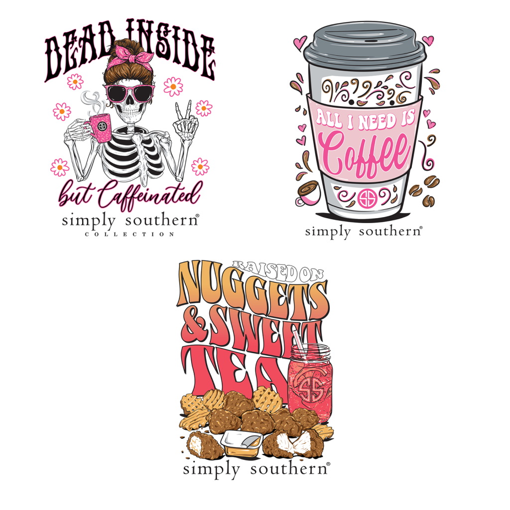 Sticker Set - Caffeine - by Simply Southern
