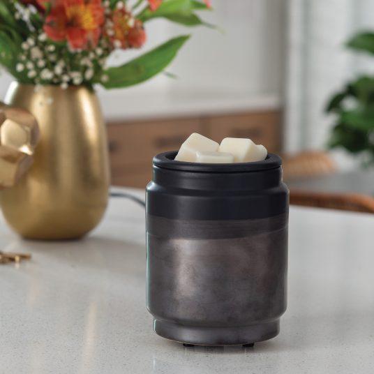 Black Dipped Flip Dish Wax Warmer - by Candle Warmers Etc.