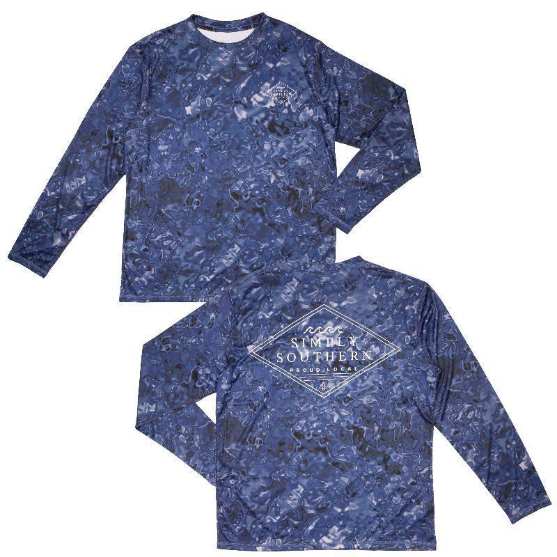 Simply Waves (Men's Long Rash Guard T-Shirt) by Simply Southern