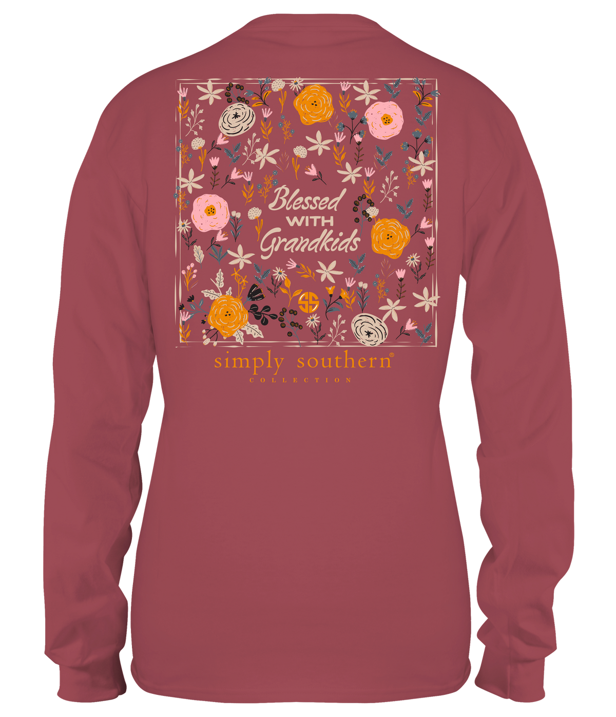 Blessed with Grandkids (Long Sleeve T-Shirt) by Simply Southern