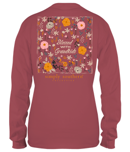 Blessed with Grandkids (Long Sleeve T-Shirt) by Simply Southern