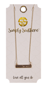 Bar Necklace - Still - by Simply Southern