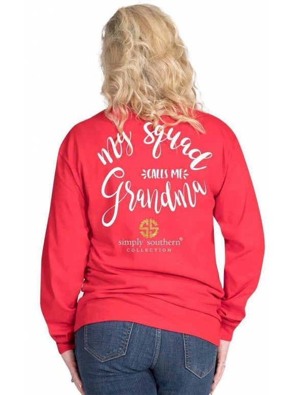 My Squad Calls Me Grandma (Long Sleeve T-Shirt) by Simply Southern