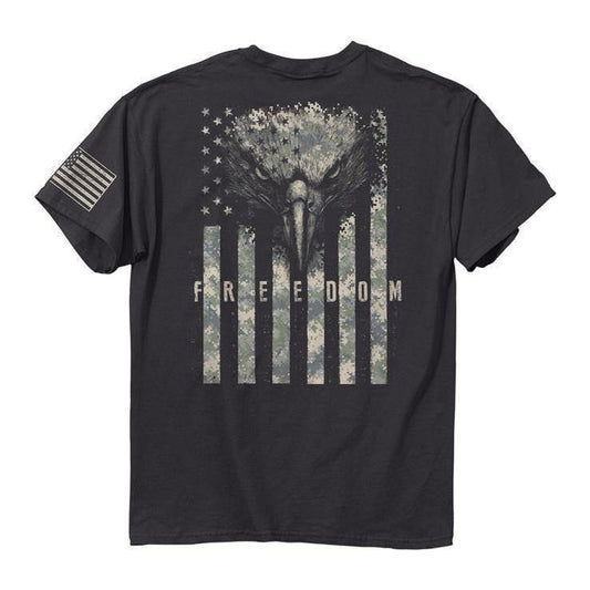 Digital Camo Free Eagle (Men's Short Sleeve T-Shirt) by Buckwear Buy at Here Today Gone Tomorrow! (Rome, GA)
