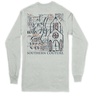 It is Well with my Soul - Long Sleeve T-shirt - by Southern Couture