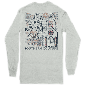 It is Well with my Soul - Long Sleeve T-shirt - by Southern Couture