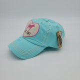 Dog Mom Heart Hat (Baseball Cap)