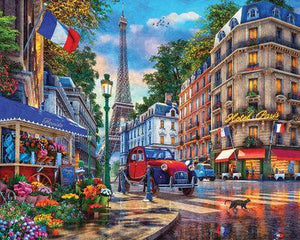 Paris Street Life Puzzle - 1000pc - by Springbok