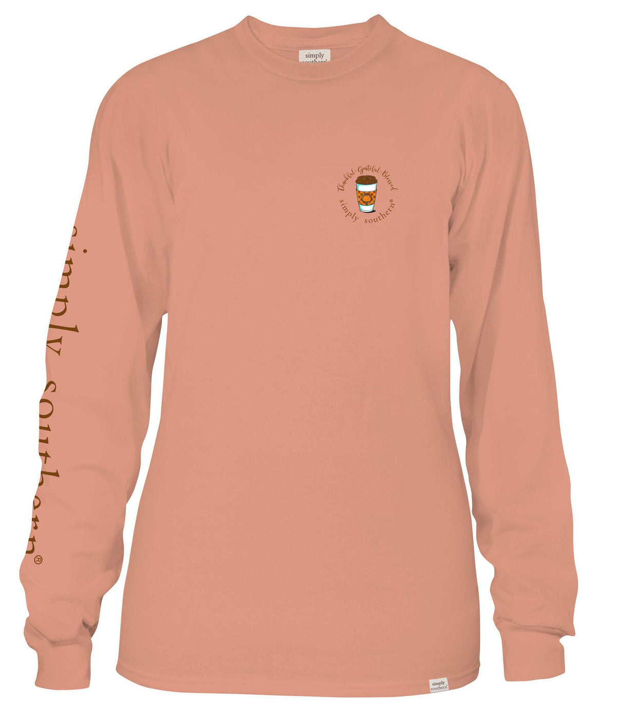 Thankful (Long Sleeve T-Shirt) by Simply Southern