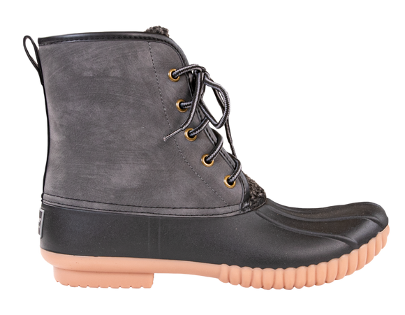 Drk Gray  - Women's Duck Boots - by Simply Southern