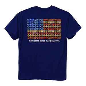 'NRA - Shotgun Flag' T-Shirt - by Buckwear - Here Today Gone Tomorrow