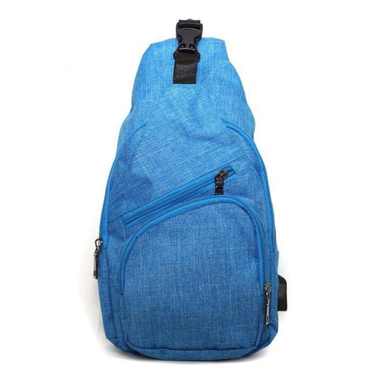 Anti-Theft Day Large Sling Bag - Sky Blue - by Calla