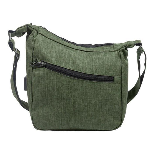 Anti-Theft Crossbody Bag - Olive - by Calla