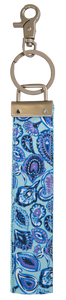 Keyfob - Blue Paisley - by Simply Southern