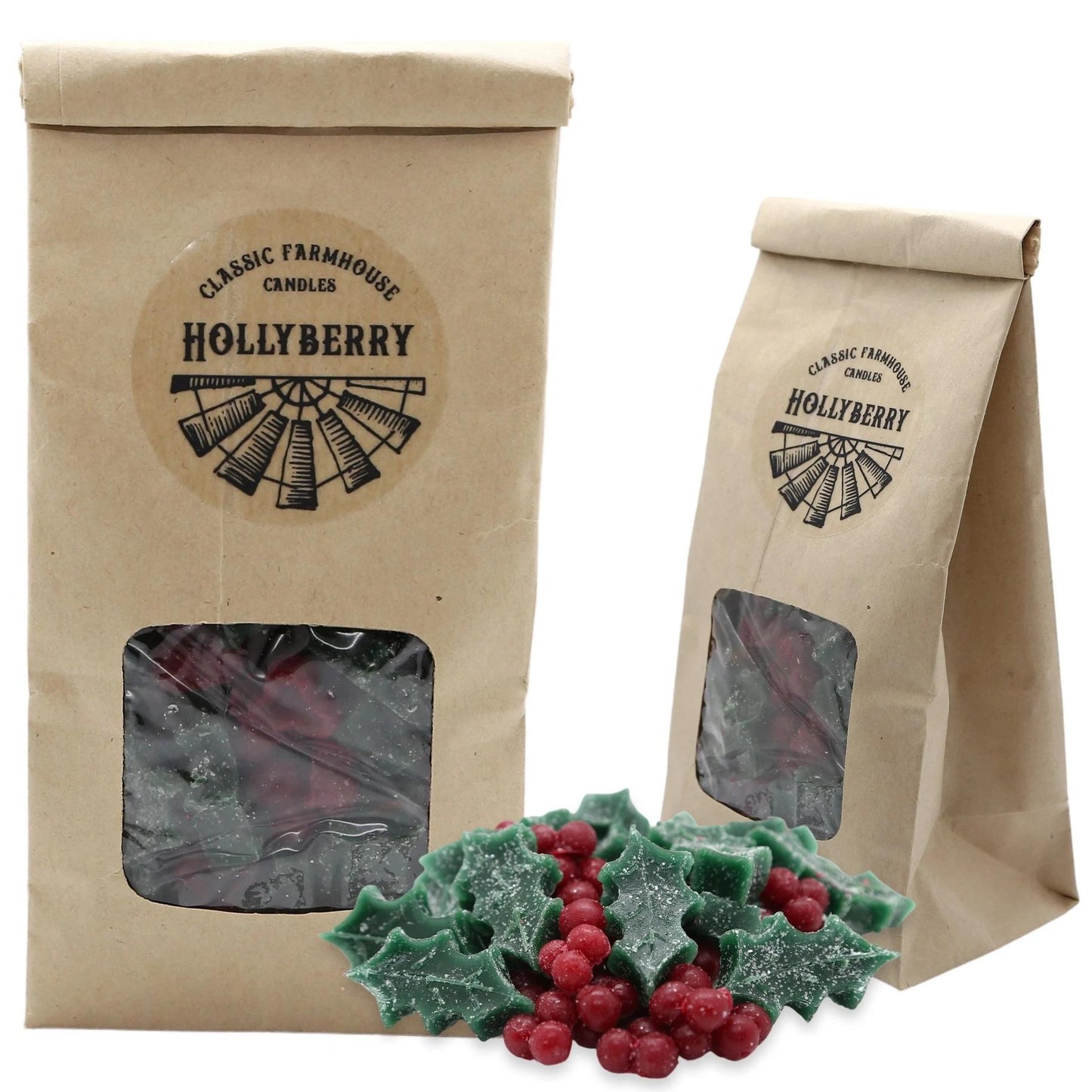 Holly Berry 3 oz Bag Wax Melts - by Classic Farmhouse Candles