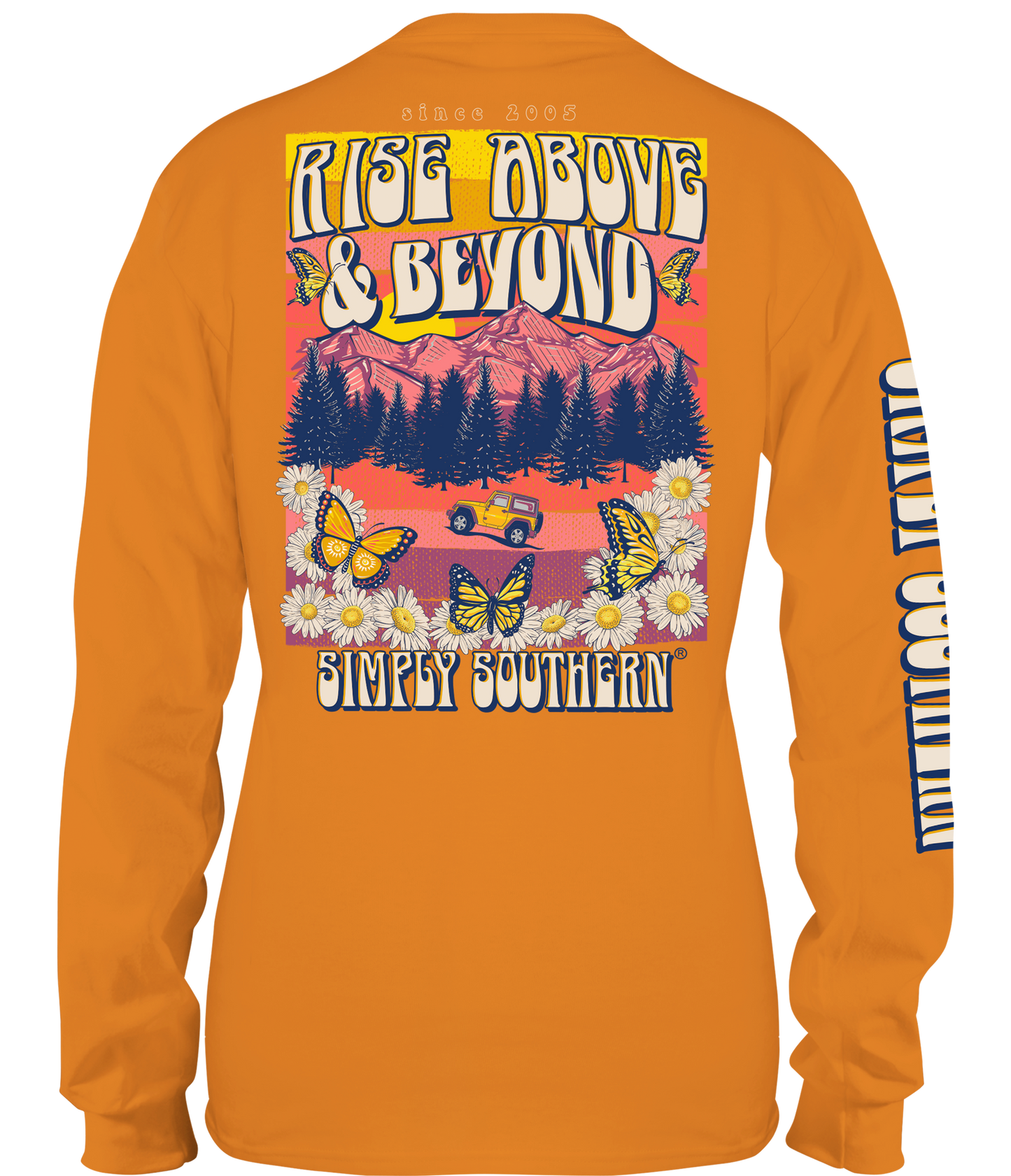 Rise Above (Long Sleeve T-Shirt) by Simply Southern