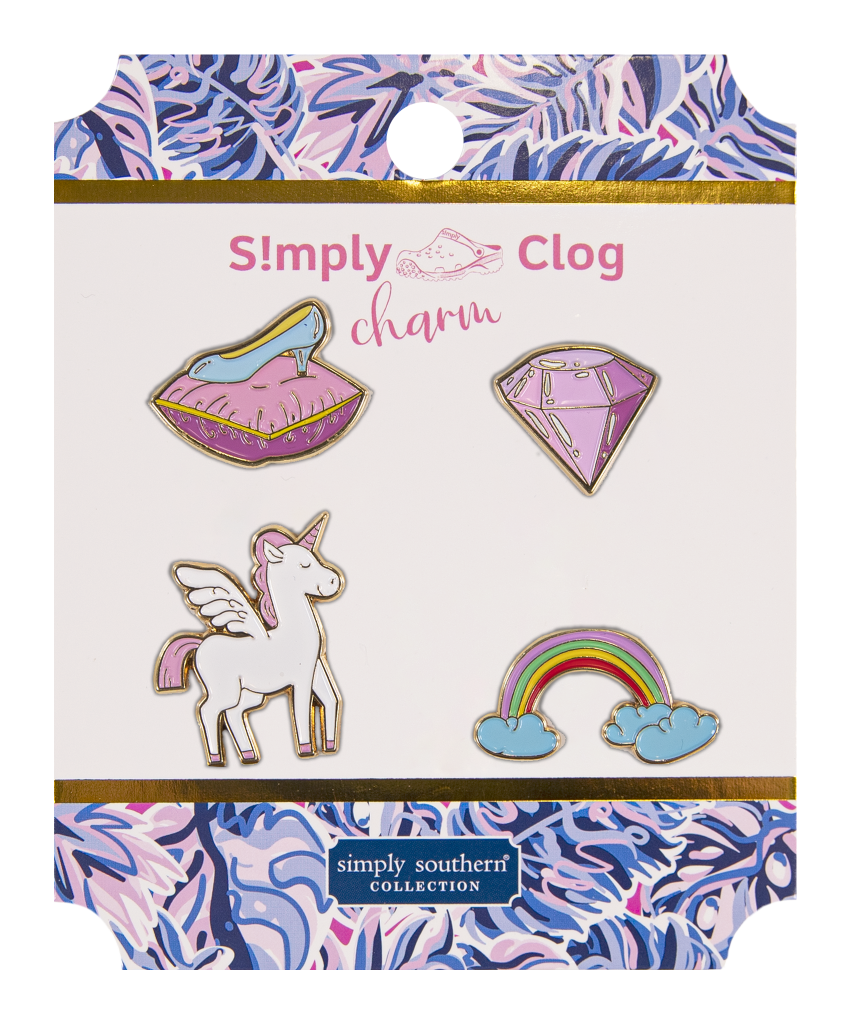 Simply Clog Metal Shoe Charm - Rainbow - by Simply Southern