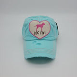 Dog Mom Heart Hat (Baseball Cap)