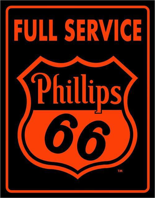Phillips Full Service - Vintage-style Tin Sign