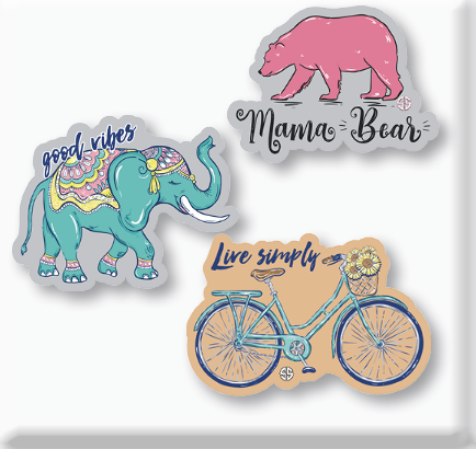 Fun Stickers - Elephant - by Simply Southern - www.HereTodayGoneTomorrow.store