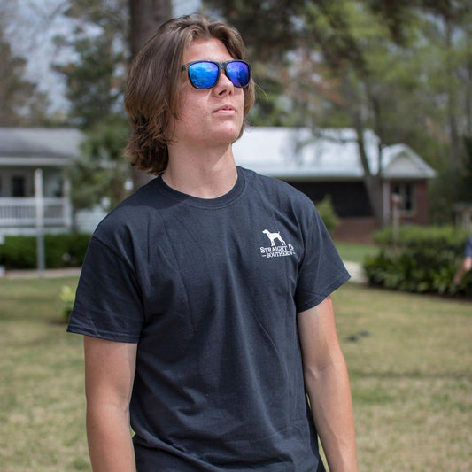 Eagle Flag (Men's Short Sleeve T-Shirt) by Straight Up Southern
