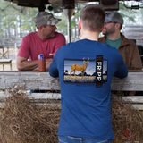 Deer Stance (Men's Long Sleeve T-Shirt) by FRIPP Outdoors