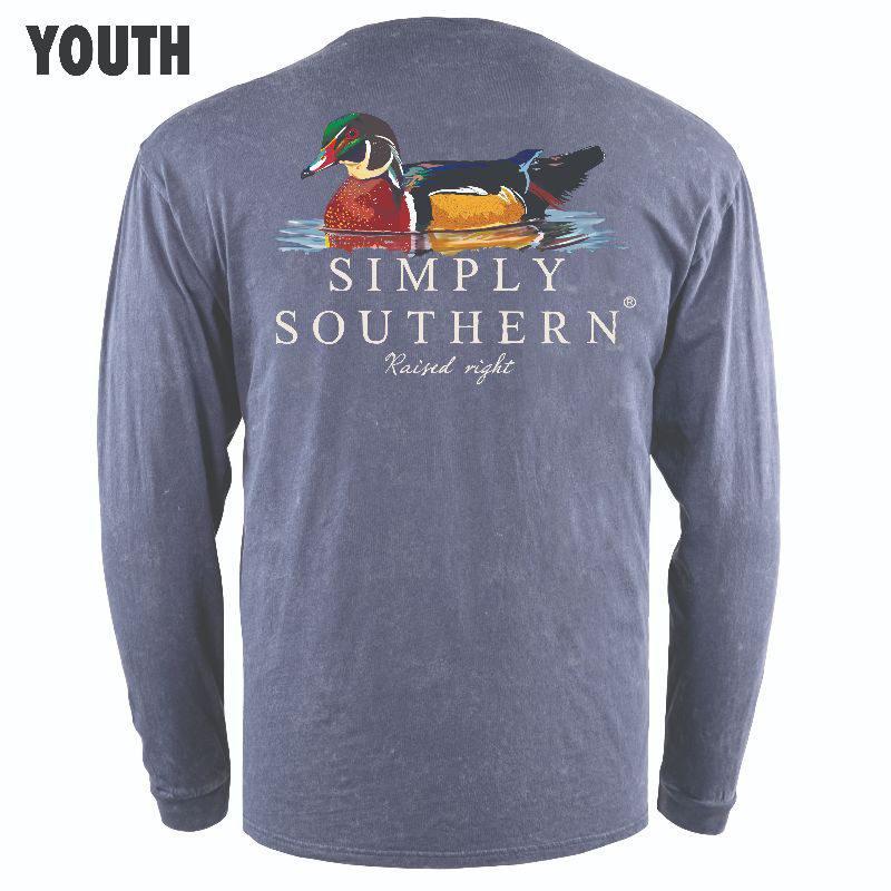 Vintage Duck (Youth Long Sleeve T-Shirt) by Simply Southern