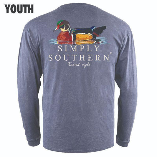 Vintage Duck (Youth Long Sleeve T-Shirt) by Simply Southern