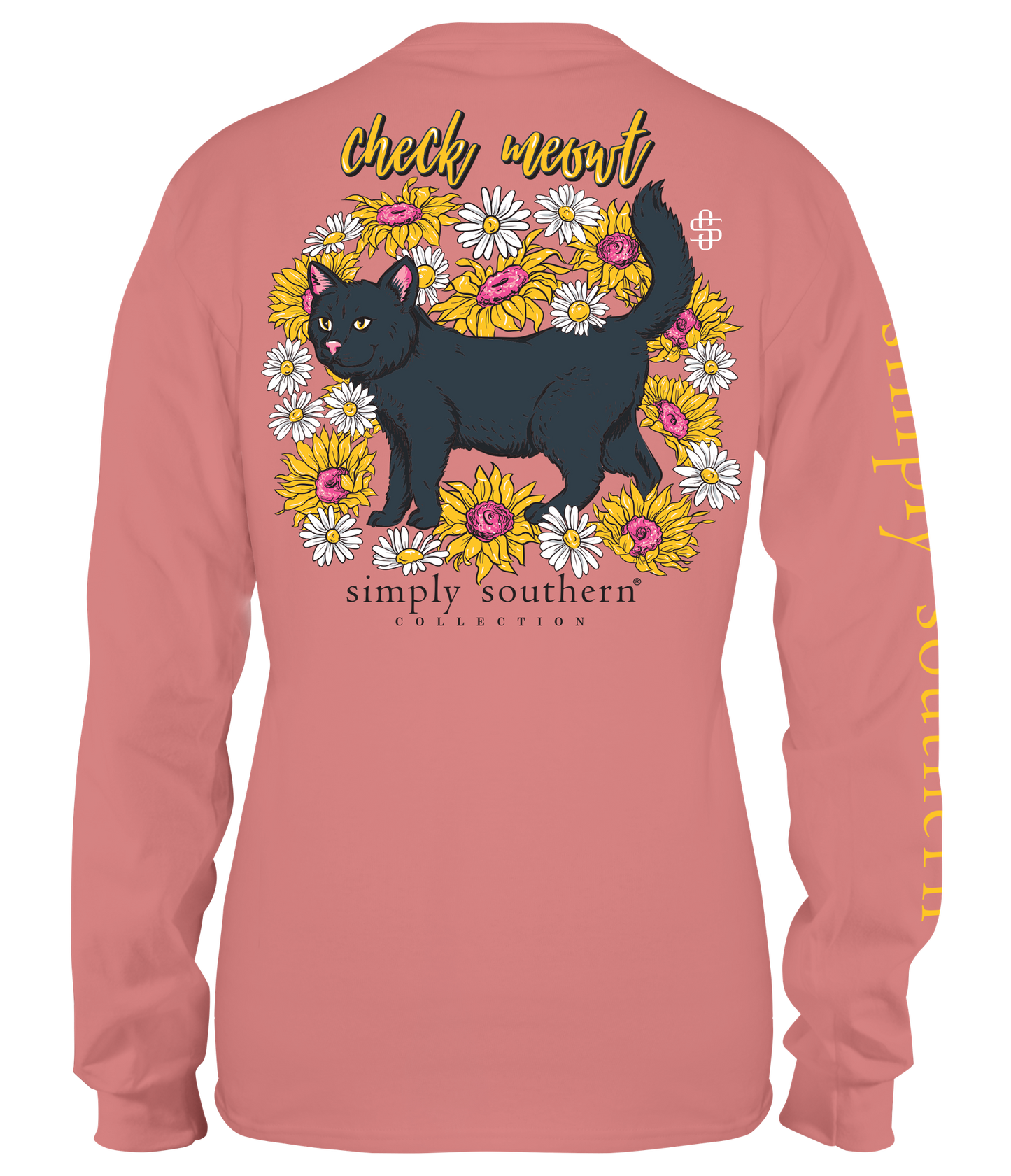 Check Meowt (Long Sleeve T-Shirt) by Simply Southern