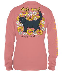 Check Meowt (Long Sleeve T-Shirt) by Simply Southern