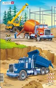 Construction Dump Truck Children's Educational Jigsaw Puzzle - 20 pc - by Springbok