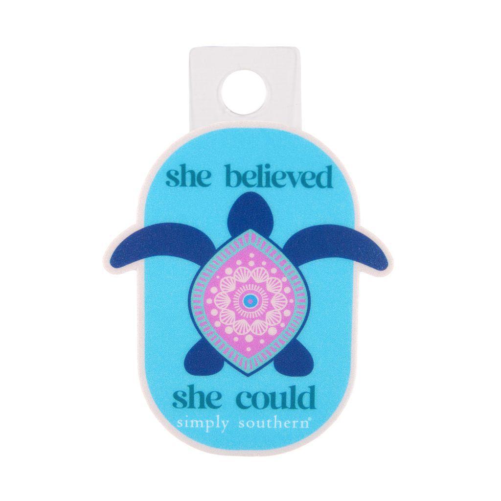 Decal Sticker - She Believed - by Simply Southern