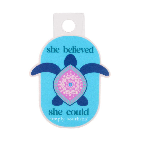 Decal Sticker - She Believed - by Simply Southern