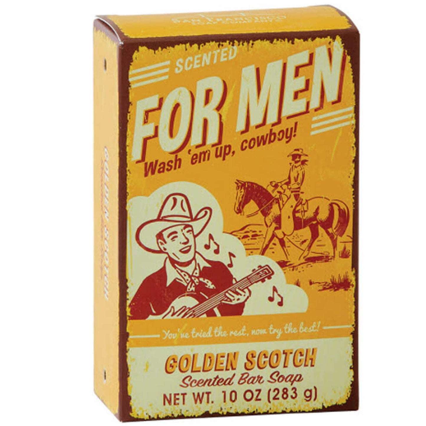 Golden Scotch For Men Bar Soap - by San Francisco Soap
