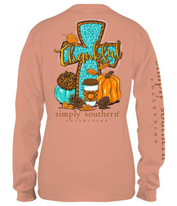 Thankful (Long Sleeve T-Shirt) by Simply Southern