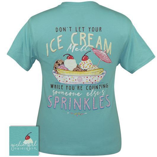 Don't Let Your Ice cream Melt T-Shirt (Short Sleeve) by Girlie Girl Originals