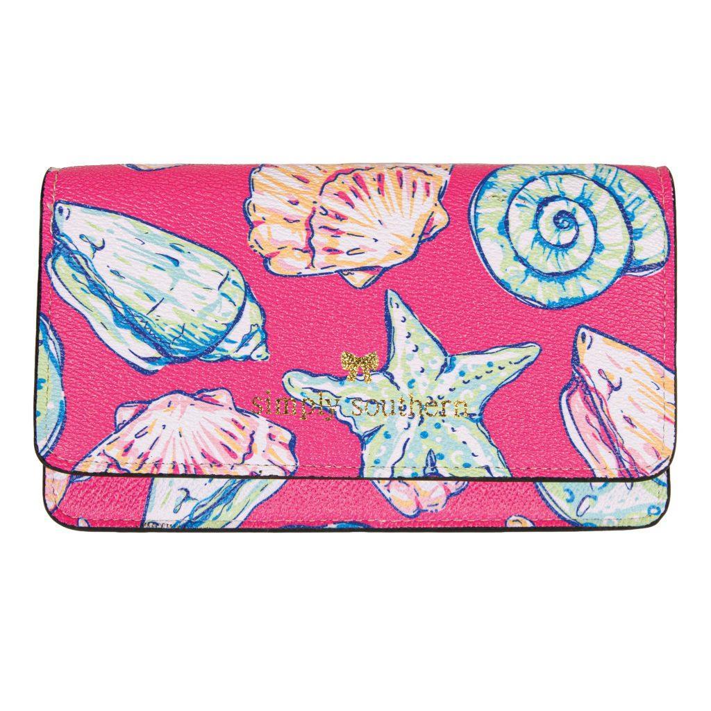 Vegan Leather Phone Clutch - Shell - by Simply Southern